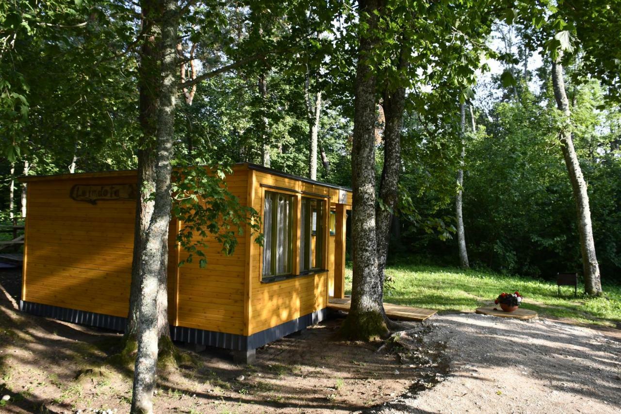 Kempings Ezerpriedes Burtnieki  Extérieur photo